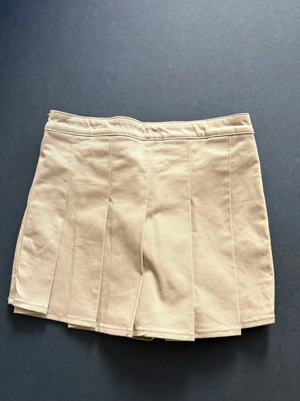 Kids Pleated Uniforms Skort Set - Navy and Beige Sz 5T